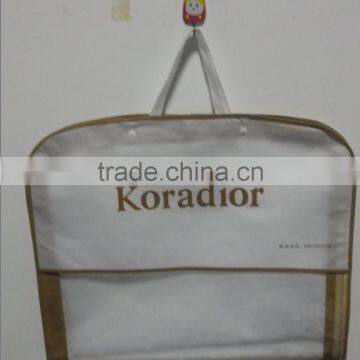 White customized non-woven suit cover from China supplier