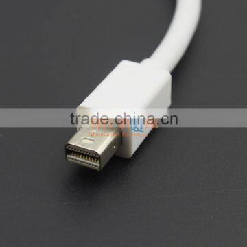 White Active Mini Displayport DP to VGA RGB Female Adapter Cable Support ATI Eyefinity