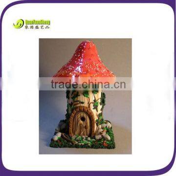 Resin miniature mushroom house for sale