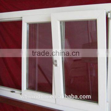 hot sale and competitive price pvc tilt and turn windows with Australia standard