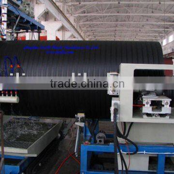 HDPE Large Diameter Hollow Wall Winding Pipe Line