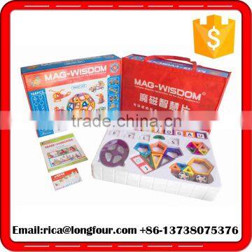 Magnetic pyramid block educational toys