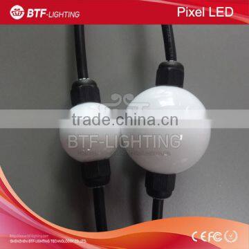 50mm diameter led ball string rgb colorfull effect pixel string ball light dmx