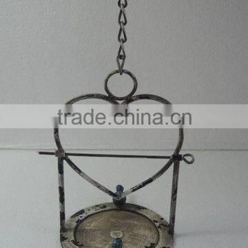 French garden antique cast iron bird feeder