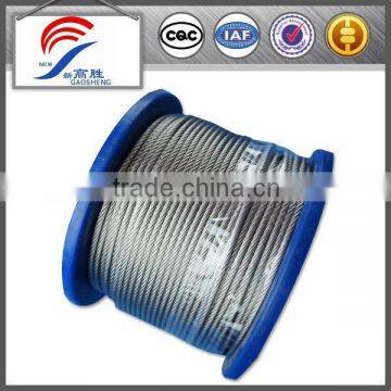 6x19 Braided Galvanised Steel Wire Cable