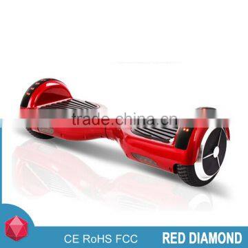 6.5inch smart electric scooter self balancing hoverboard with rubber bumpers and led lights