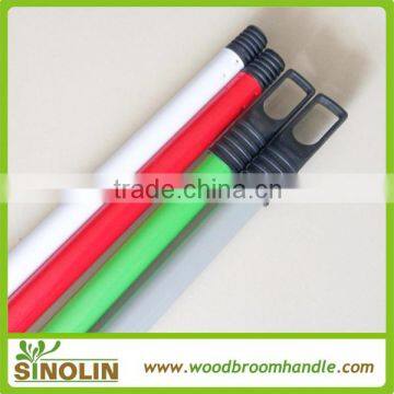 SINOLIN metal handle coated pvc,metal handle & pipe & stick,cleaning tool pvc coated wood handle