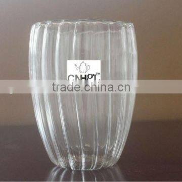 Borosilicate double wall glass