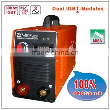 Industrial grade arc portable mma inverter welding machine price ZX7-400E