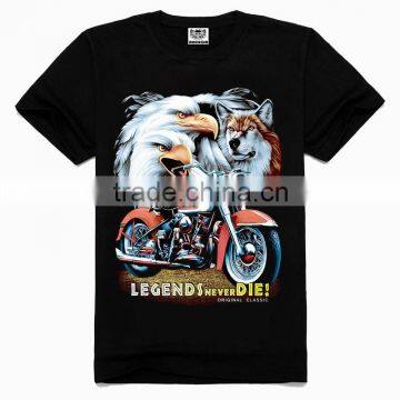 OEM 3d Printing Factory High quality Motor shirt, stock t shirt, metallica t shirt