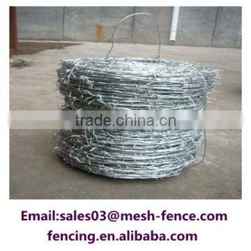 HIGH LEVEL SECURITY BARBED WIRE FOR WIRE MESH FENCING