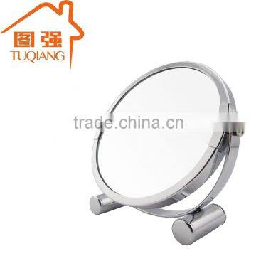 Portable travel metal makeup mirror