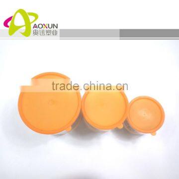 PP Transparent Dry Food Storage Container, Plastic Storage Box With Colorful Lid photo-2