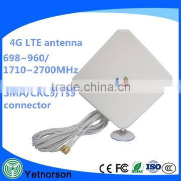 600-2700MHz long range external 4g lte antenna with SMA-Male Connector Signal Amplier 5M Cable for Huawei Router