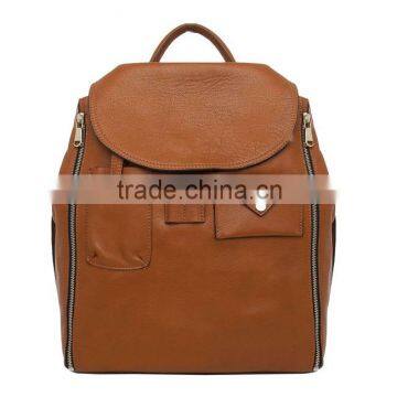 BK4017 2015 Fashion Trendy Leather Wholesale Designer Blown Woman Backpack