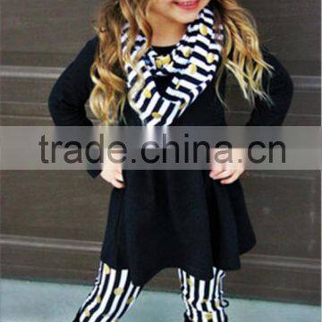 Wholesale Long Sleeve Shirt Matching Leopard Pants Kids Boutique Clothing photo-4
