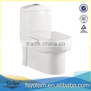 Strong water flush one piece water closet and wc toilet