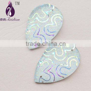 20*30 mm Sew On Rhinestone ,Resin Flatback Gems ,Garment DIY Gemstone Accessories