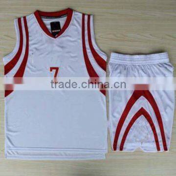 2016 Latest OEM&ODM sublimation basketball uniform with all team