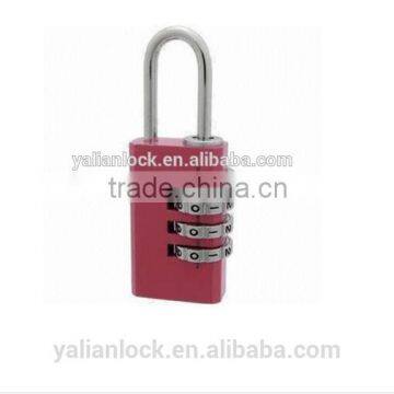 China-made 20mm Short Shackle Red Color Combination Lock