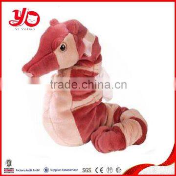 Christmas custom sea horse shape plush toy