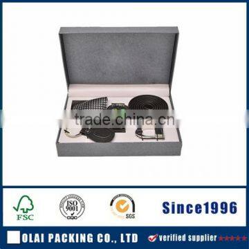 High Quality Grey Watch Keyring Tie Box