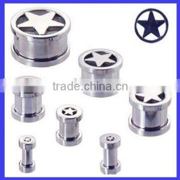 316L Stainless Steel Flesh Tunnel,Body Jewelry