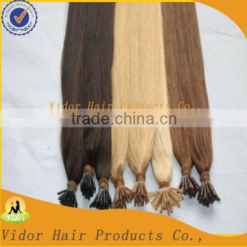 High Quality Unprocessed Virgin Peruvian Stick Hair I Tip Hair Extension