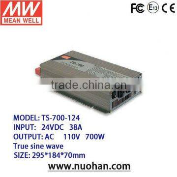 Meanwell 700W True Sine Wave DC-AC Power inverter 24v/700w inverter/motor inverter