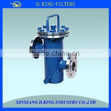 High efficiency single basket filter strainer