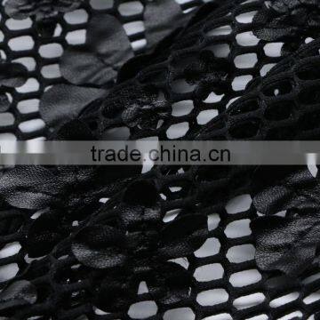 2016 Newest Designer hot sale mesh embroided fabric for dress and garment