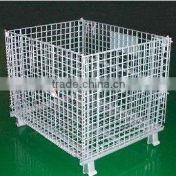 pvc coated steel wire turnover box