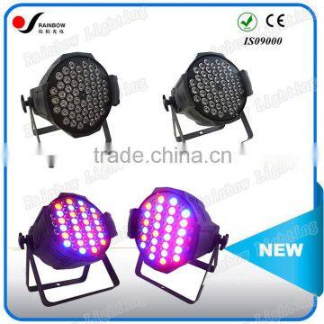 2015 Hot Sale Digital Display LED Par Light With 54PCS 3W RGBW for Stage Lighting