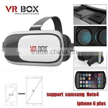 Shenzhen Factory Supply Head Mount Display VR PRO 3D Glasses VR Box 3D Headset for 3.5-6.0 Inch Screen photo-1