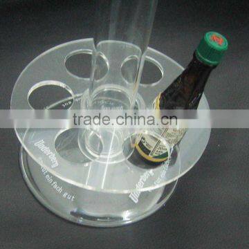 Wine bottle tray