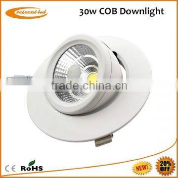 High Brightness Rotable Recessed Led Downlight 30w photo-6