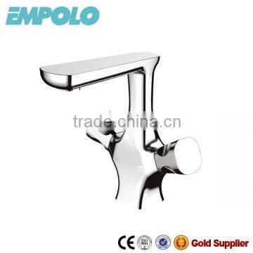 2016 Deck Mounted Double Handle Brass Basin Tap for Sale 76 1101