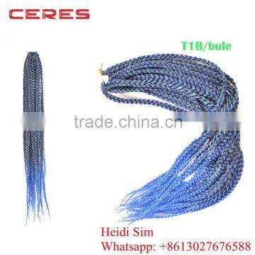 100% Japanese Fiber Factory Price Jumbo Box Braid Crochet Braids With Synthetic Hair Crochet Braid Hair photo-4
