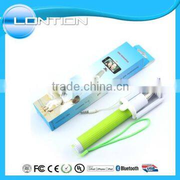 Logo Branded china flexible selfie stick monopod with zoom