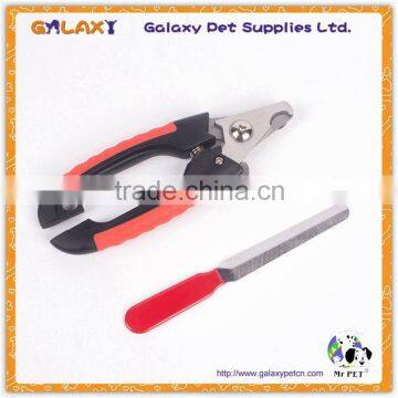 T3621 China Pet Supplies Factory Manufacturers Stainless Steel Pet Grooming Scissors Dog Nail Clippers