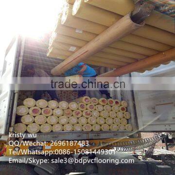 0.65mm Indoor Usage and Plastic Flooring Type PVC Flooring Vinyl photo-5