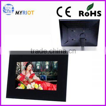 Modern decor 12 inch digital plastic photo frame