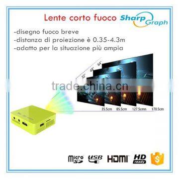 In Stock!!! 2016 UNIC Mini Full HD DLP HDMI Projector UC50 Pico 3D LED Projeksiyon Proyector Screen photo-4