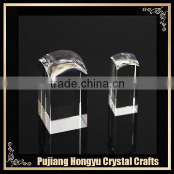 fashion K9 blank crystal block with round corner