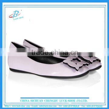 Patent leather flat shoes women dress shoes good quality flat shoes