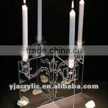 acrylic candelabras