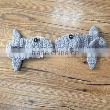 Baby Handmade Shark Crochet Socks