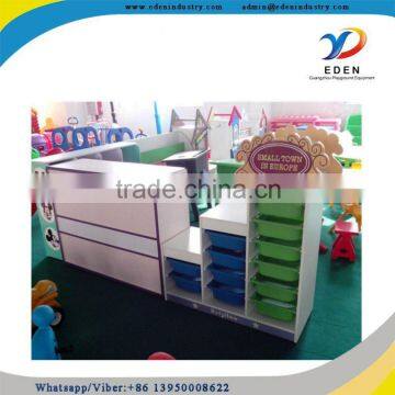 Useful Wooden Toy Toys Storage Shelf Cabinets For Children photo-4