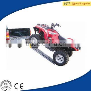 2pc Steel Non Slip 1000lb Truck Load Ramp Dirt Bike Moving Haul Towing ATV Ramps with Brackets
