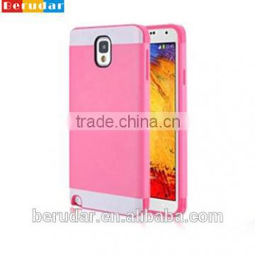 New fashion simple style customized silicone rubber phone cover for samsung galaxy note 3